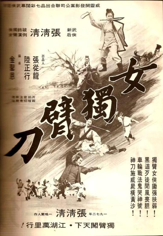《女独臂刀》电影封面