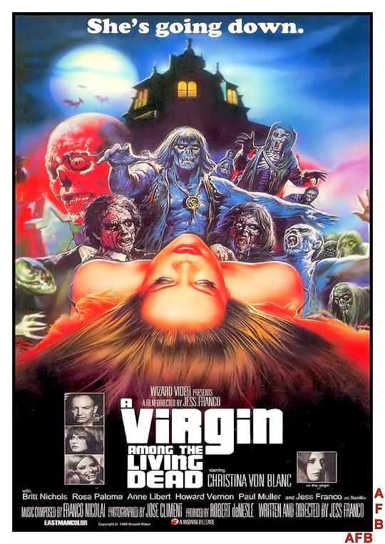 《行走于活死人之间的处女》电影封面