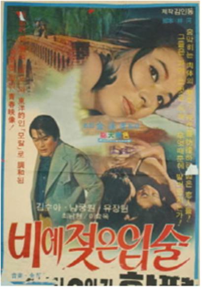 《비에 젖은 입술》电影封面