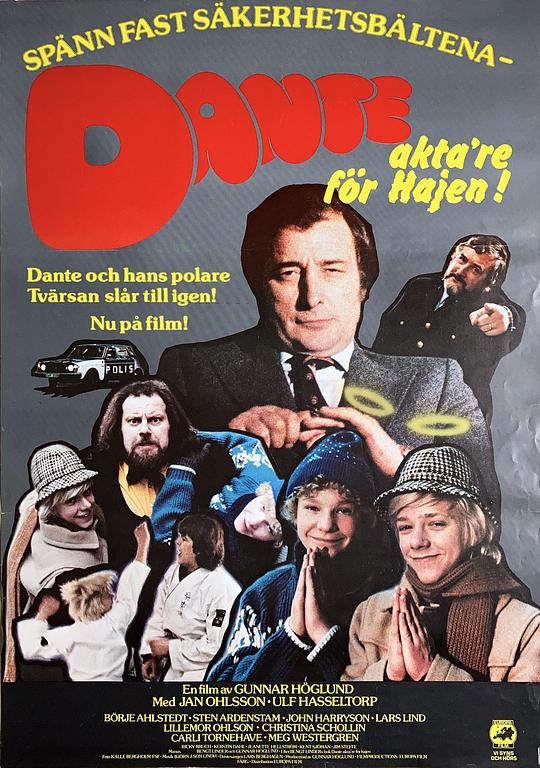 《Dante - akta're för Hajen!》电影封面