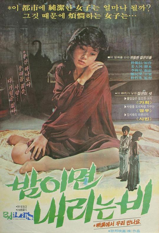 《夜晚的雨》电影封面