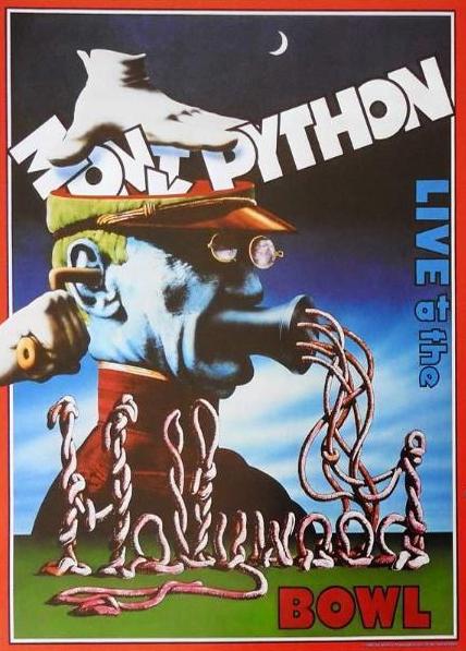 《巨蟒在好莱坞》歌舞剧封面