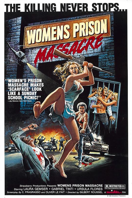 《女子监狱大屠杀》电影封面