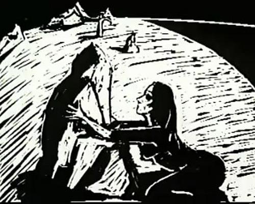 《死神与母亲》动画封面