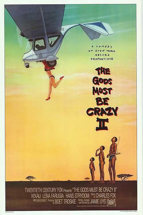 《上帝也疯狂2》电影封面