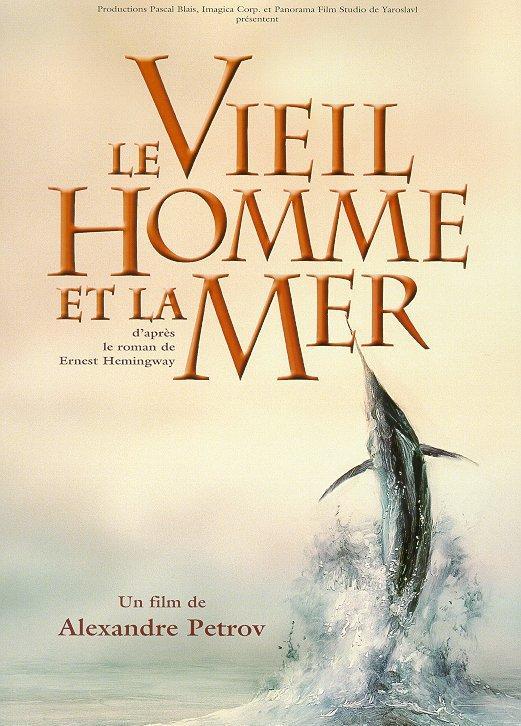 《老人与海》动画封面