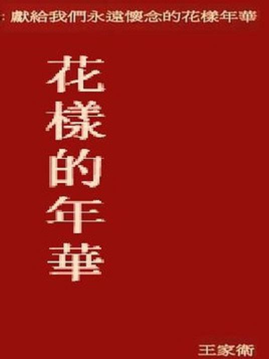 《花样的年华》电影封面