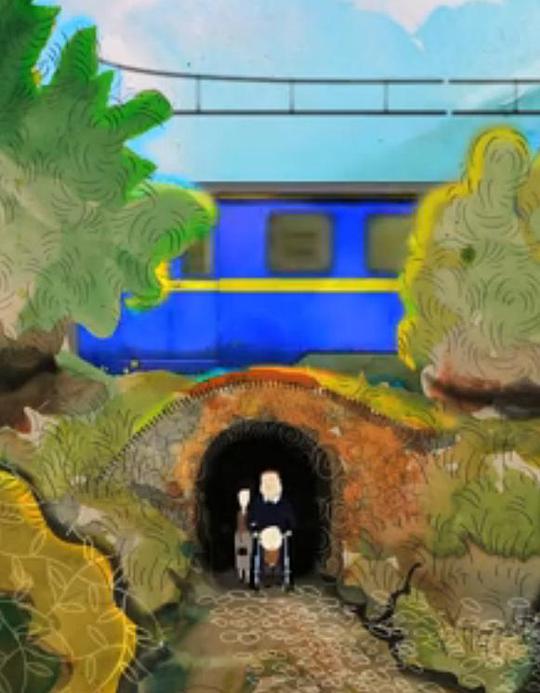 《火车火车过山洞》动画封面