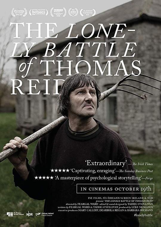 《The Lonely Battle of Thomas Reid》纪录片封面