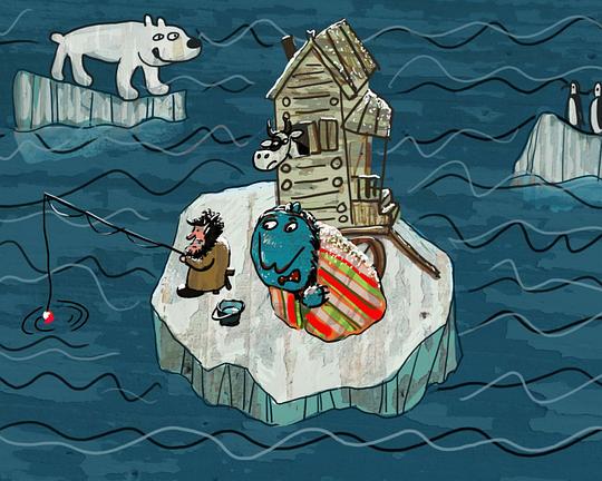 《从前从前，有只蓝狮子...》电影封面