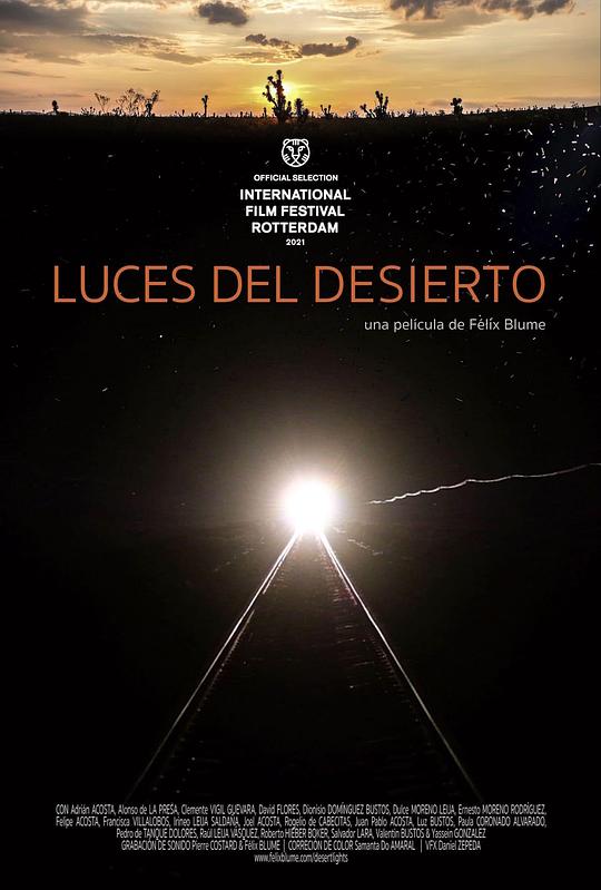 《Luces del desierto》电影封面