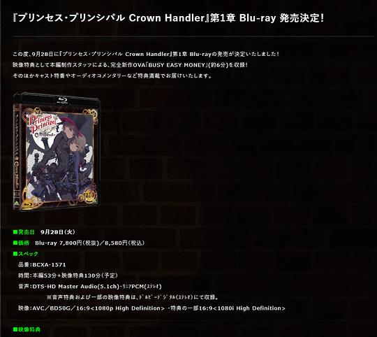 《公主代理人续篇：第一章 SP》动画封面