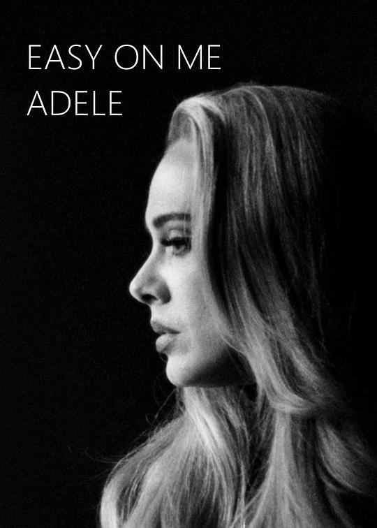 《Adele: Easy on Me》音乐封面