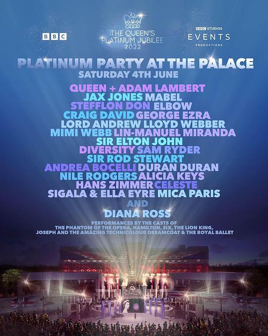 《Platinum Party at the Palace》音乐封面