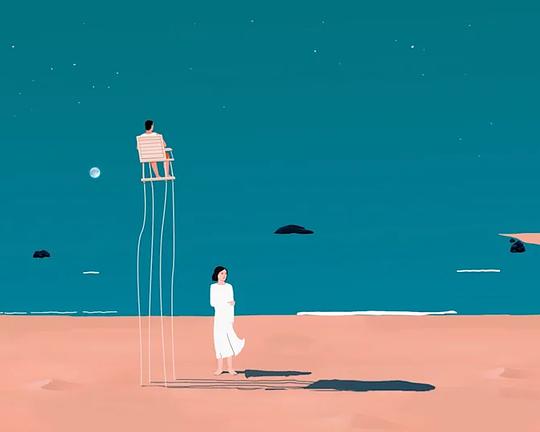 《当鲸鱼游上沙滩》动画封面