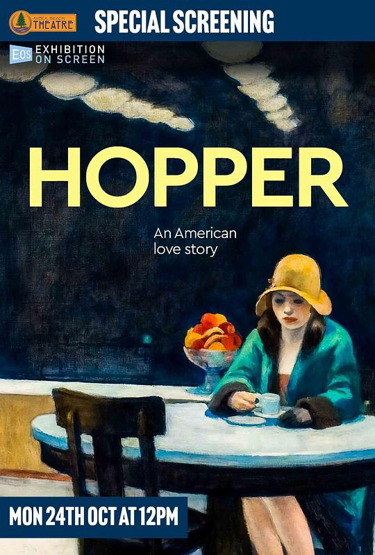 《银幕上的展览：霍珀》电影封面