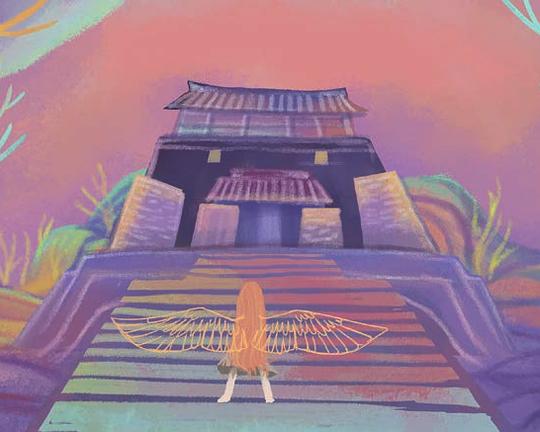 《圖書館》动画封面