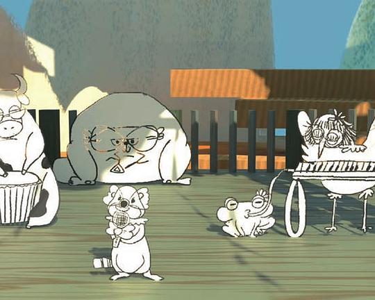 《荒山劇場》动画封面