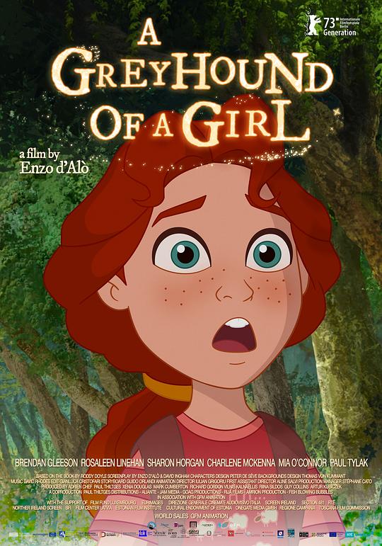 《女孩的灵缇犬》动画封面