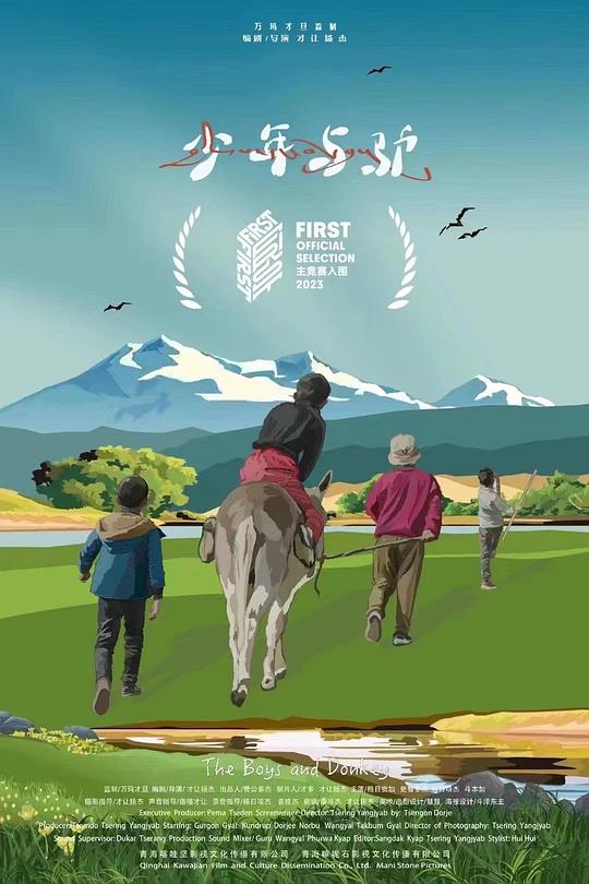 《少年与驴》电影封面