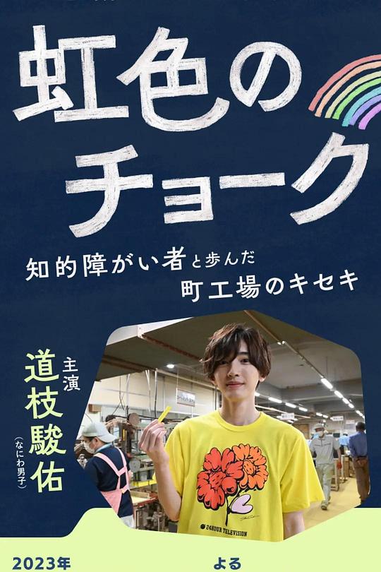 《彩虹色的粉笔 与智力障碍人士同行的小镇工厂的奇迹》电影封面