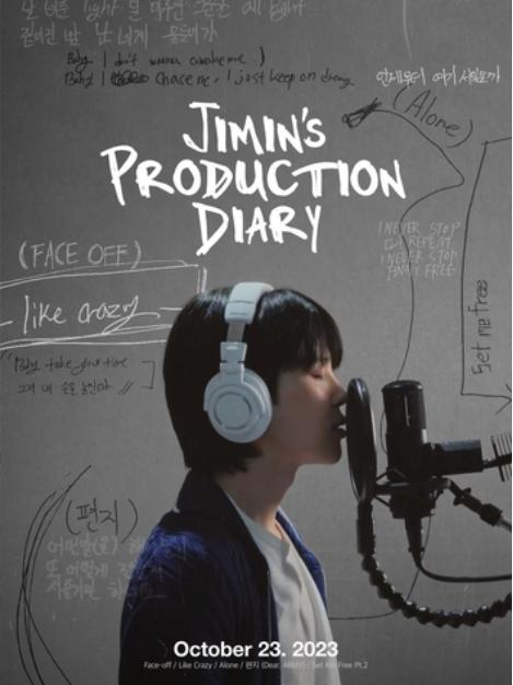 《Jimin's Production Diary》音乐封面