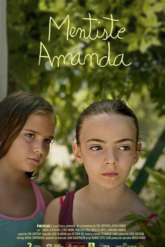 《阿曼达，你撒谎了》电影封面