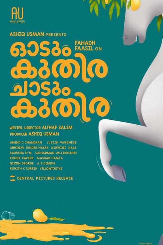 《一匹马奔跑，一匹马跳跃》电影封面