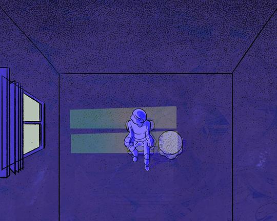 《生活就像一首精神病患者的诗》动画封面