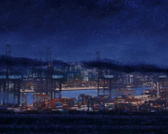 《Étrangère, je suis venue, étrangère, je repars》动画封面