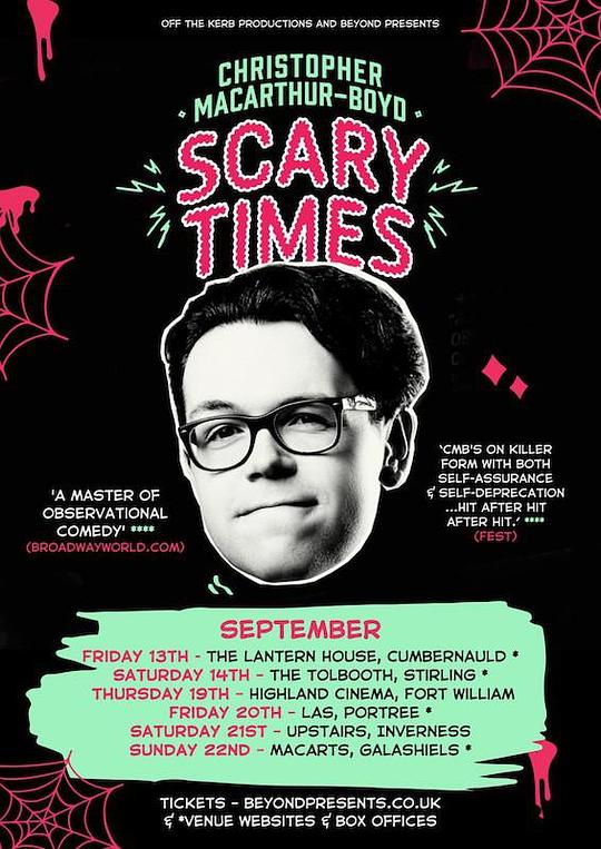《Christopher MacArthur Boyd: Scary Times》电影封面