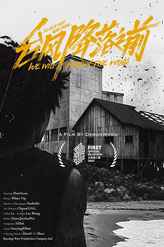 《台风降落之前》电影封面