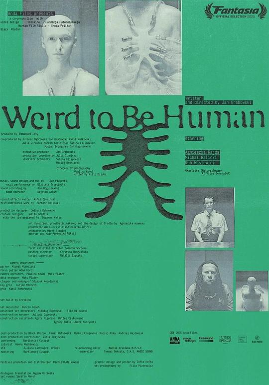《Dziwnie byc czlowiekiem》电影封面