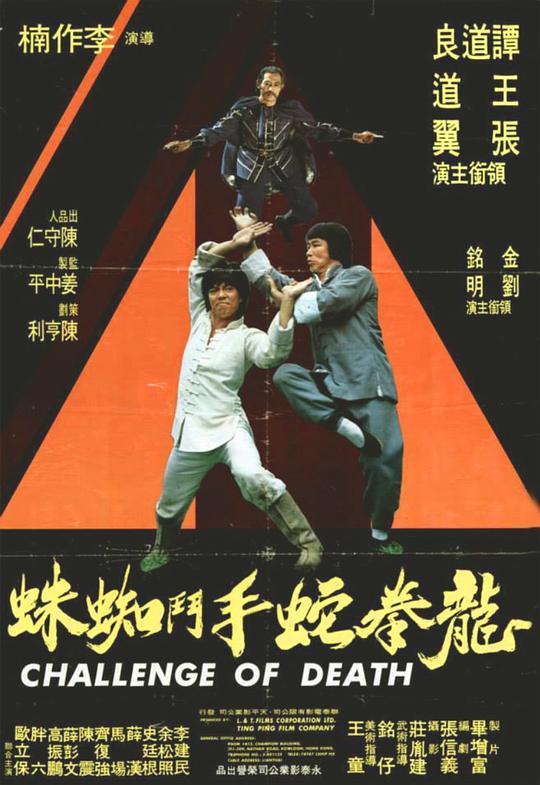 《龙拳蛇手斗蜘蛛》电影封面