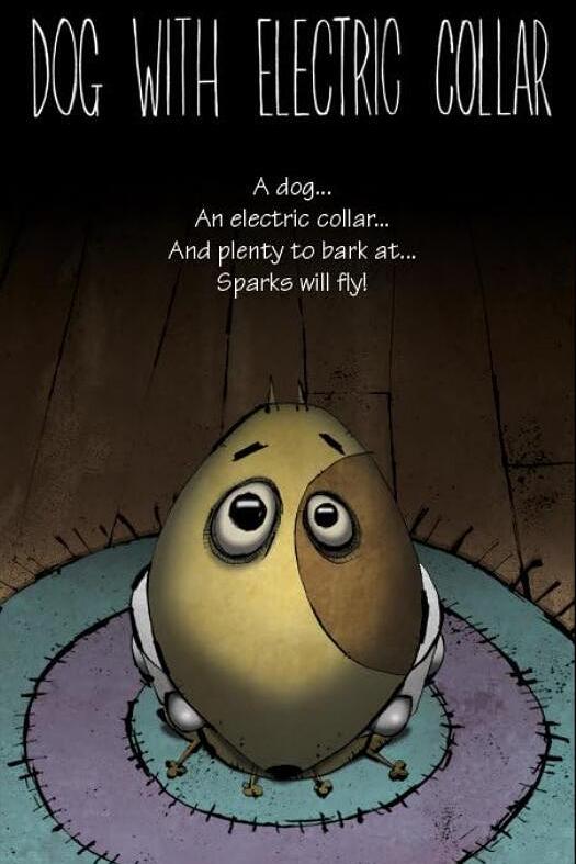 《戴电子项圈的狗》电影封面