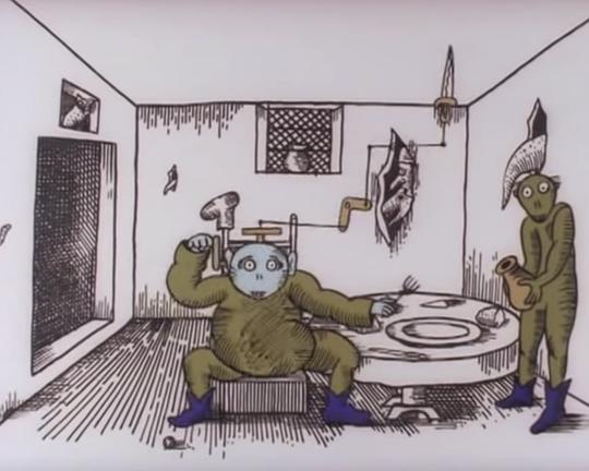 《寄生虫的一夜》动画封面