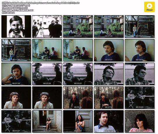 《Es stirbt allerdings ein jeder, Frage ist nur wie und wie du gelebt hast》纪录片封面