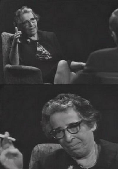 《君特•高斯对汉娜•阿伦特的访谈》纪录片封面