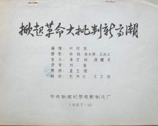 《掀起革命大批判新高潮》纪录片封面