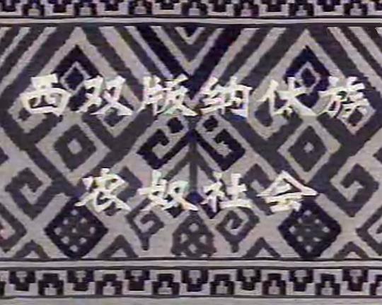 《西双版纳傣族农奴社会》纪录片封面