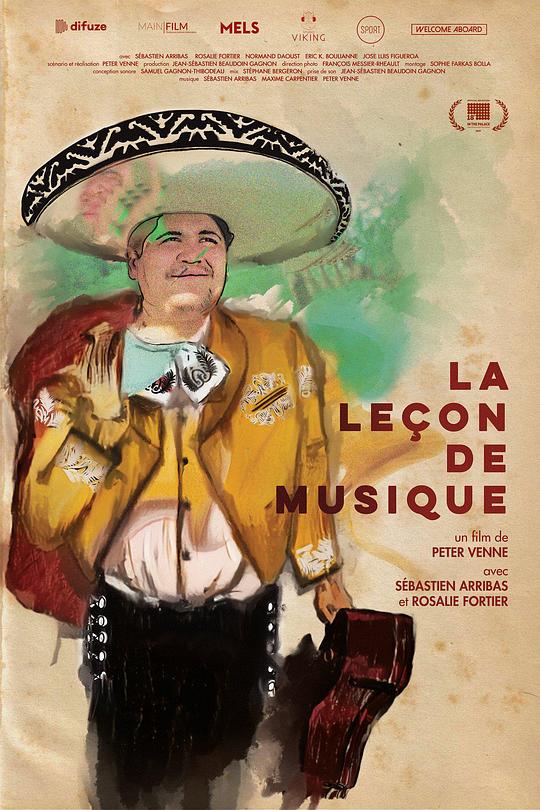 《La leçon de musique》电影封面