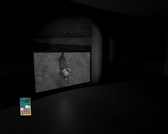 《Watching 'Mumbling in Hell, Tumbling down the Well' Alone》电影封面