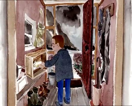 《济鹬归霞天》动画封面