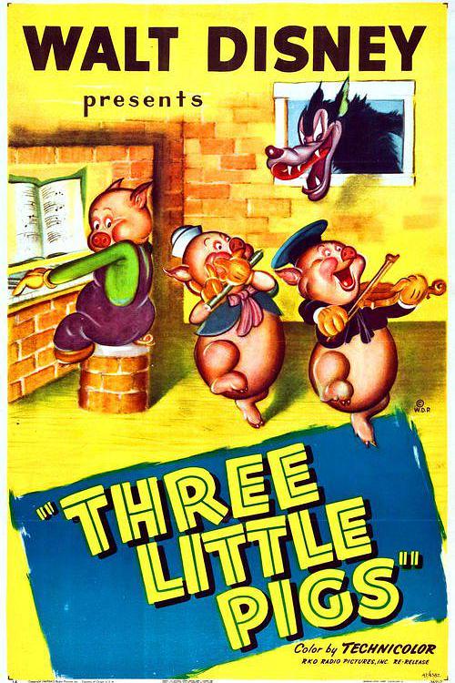 《三只小猪》动画封面