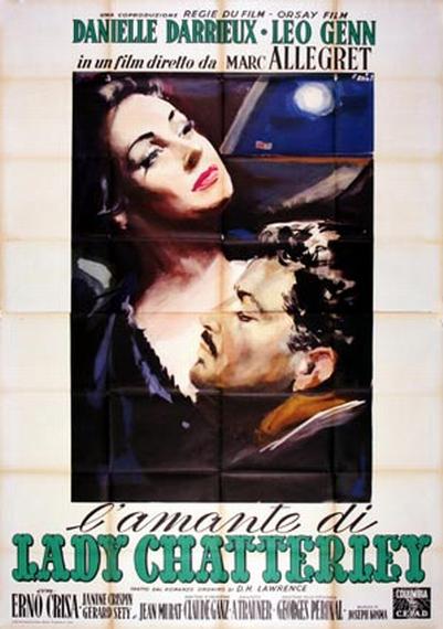 《查泰莱夫人的情人》电影封面