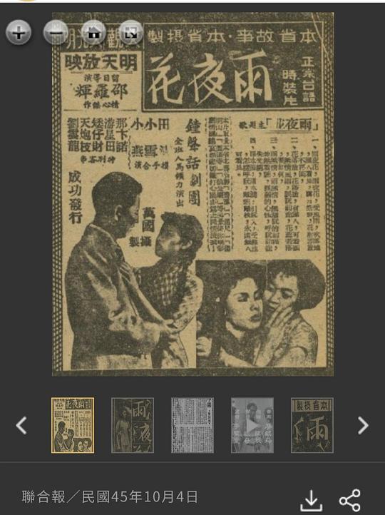 《雨夜花》电影封面