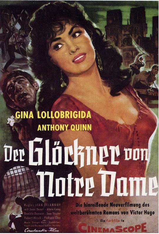 《巴黎圣母院》电影封面