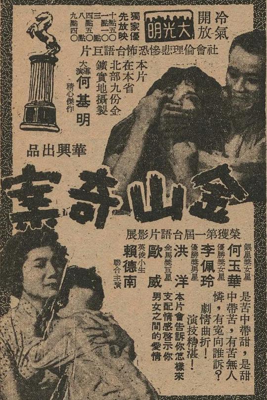 《金山奇案》电影封面