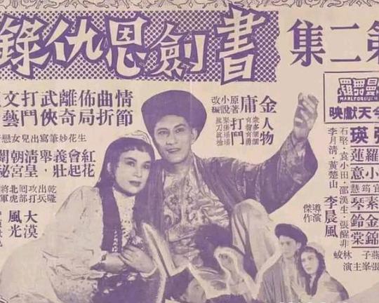 《书剑恩仇录 (下集)》电影封面