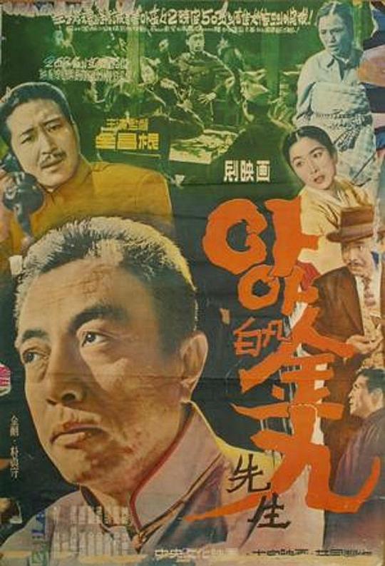 《啊！白凡金九先生》电影封面